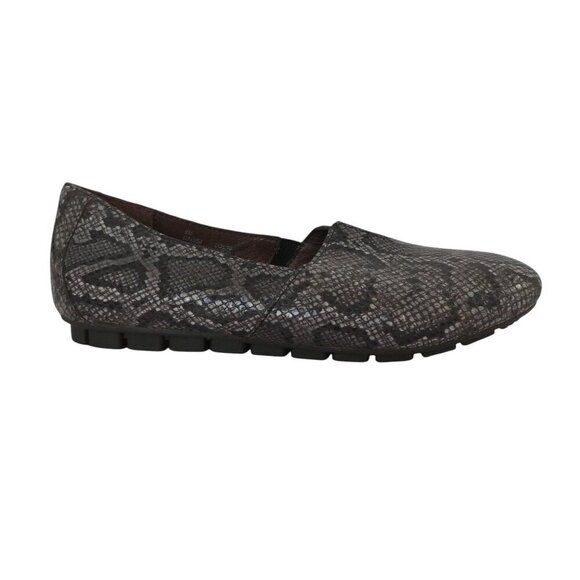 Born Sebra Brown Snakeskin Leather Comfort Loafers Flats Womens 8 - Picture 2 of 13